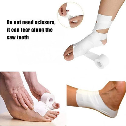 12.5/25/50Mm/Roll Medical Waterproof Cotton Premium Adhesive Tape Sport Binding Physio Muscle Elastic Bandage Strain Injury Tape